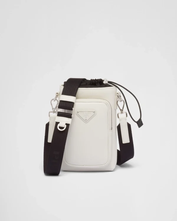 High-tech Accessories*Prada Leather smartphone case White