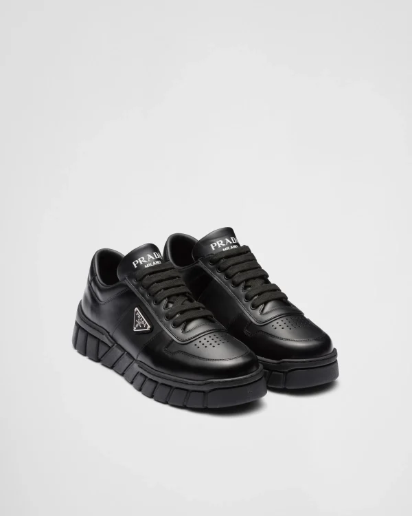 Sneakers*Prada Leather sneakers Black