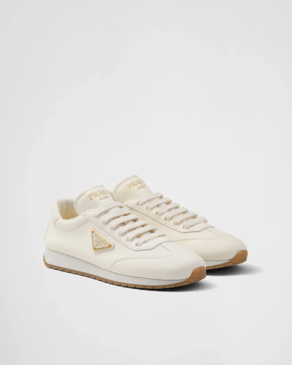 Sneakers*Prada Leather sneakers Ivory