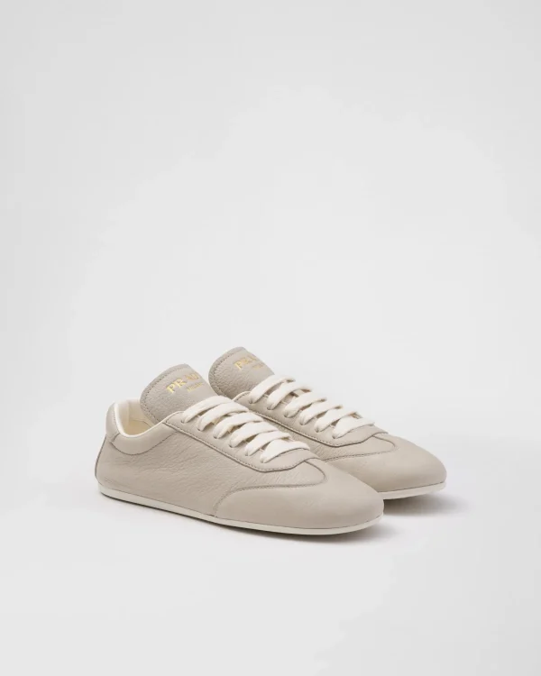 Sneakers*Prada Leather sneakers Pumicestone