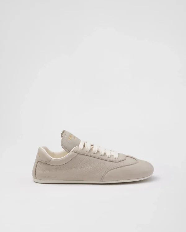 Sneakers*Prada Leather sneakers Pumicestone