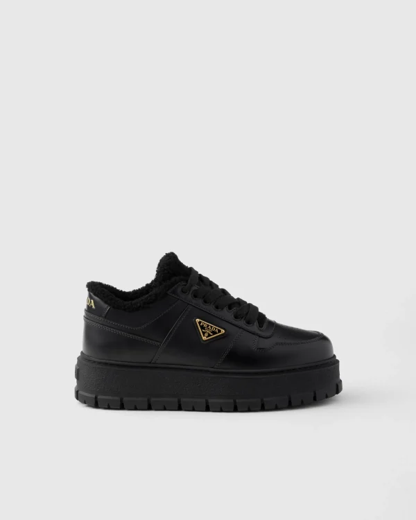 Sneakers*Prada Leather sneakers Black