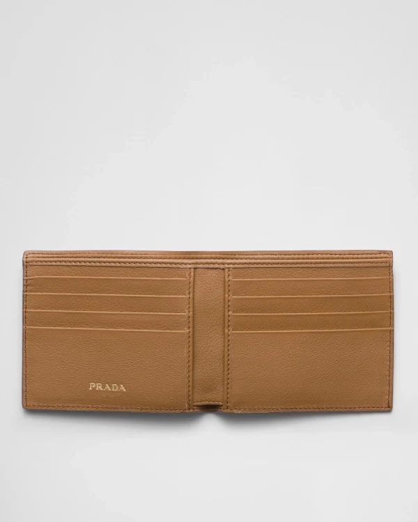 Small Wallets*Prada Leather wallet Caramel