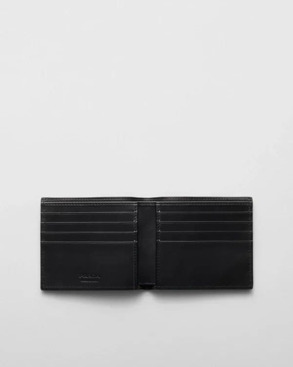 Small Wallets*Prada Leather wallet Black