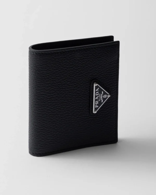 Small Wallets*Prada Leather wallet Black