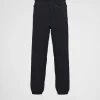 Men's Collection*Prada Light Bi-Stretch joggers Black