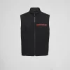 Men's Collection*Prada Light Bi-Stretch vest Black