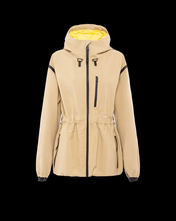 Women's Collection*Prada Light Extreme-Tex rain jacket Desert/yellow