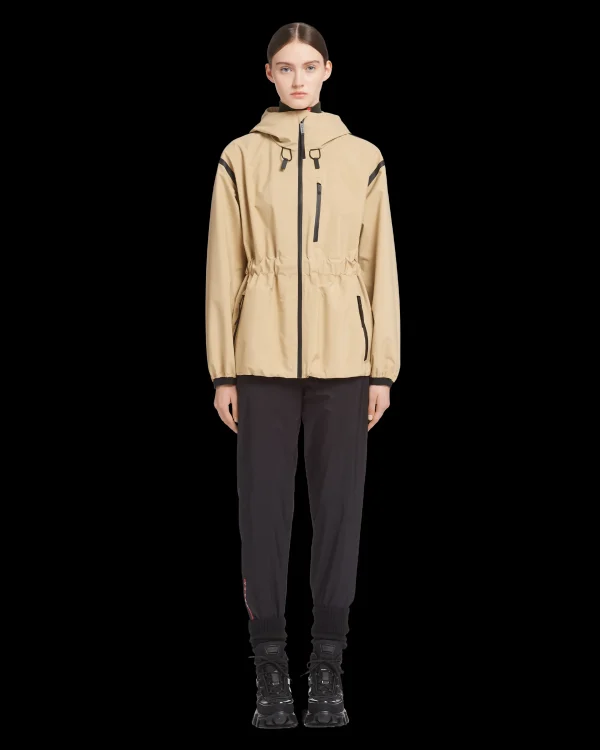 Women's Collection*Prada Light Extreme-Tex rain jacket Desert/yellow