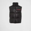 Men's Collection*Prada Light Re-Nylon down vest Black