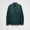 Shirts | Outerwear*Prada Light Re-Nylon shirt Bottlegreen