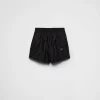 Trousers And Shorts*Prada Light Re-Nylon shorts Black