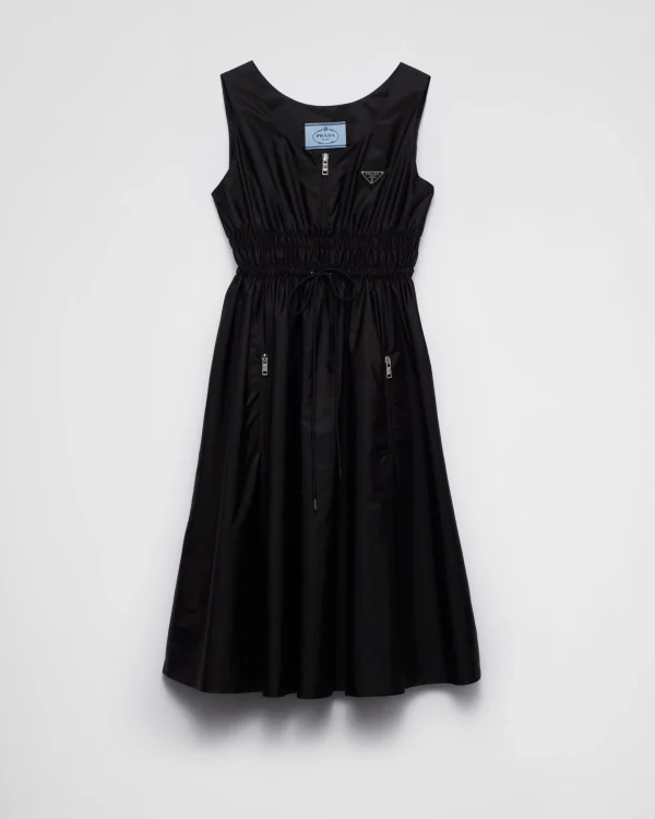 Dresses*Prada Light Re-Nylon sleeveless dress Black