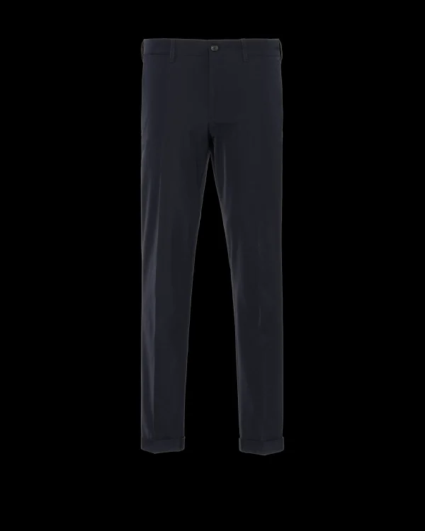 Trousers And Bermudas*Prada Light technical stretch pants Navy