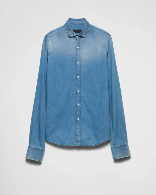 Denim*Prada Lightweight denim shirt Lightblue