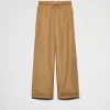 Trousers And Shorts*Prada Lightweight Re-Nylon pants Camelbrown