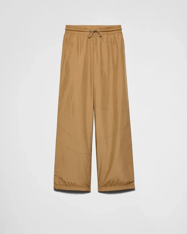 Trousers And Shorts*Prada Lightweight Re-Nylon pants Camelbrown