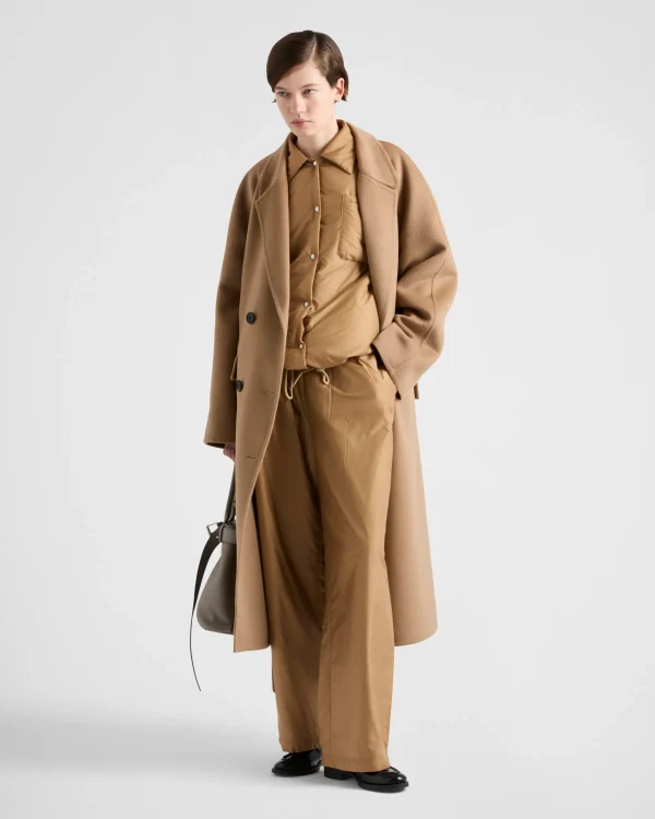 Trousers And Shorts*Prada Lightweight Re-Nylon pants Camelbrown