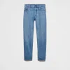 Denim*Prada Low-rise denim jeans Lightblue