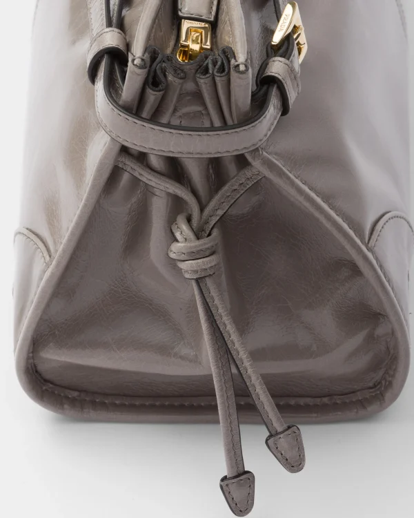 Top Handles | Top Handles*Prada Medium leather handbag Pewter