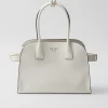 Totes | Totes*Prada Medium leather tote bag White