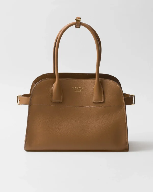 Totes | Totes*Prada Medium leather tote bag Caramel