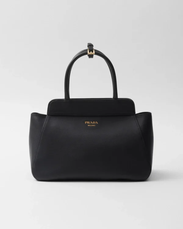 Totes | Totes*Prada Medium leather tote bag Black