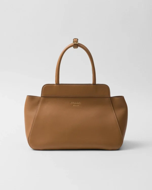 Totes | Totes*Prada Medium leather tote bag Caramel