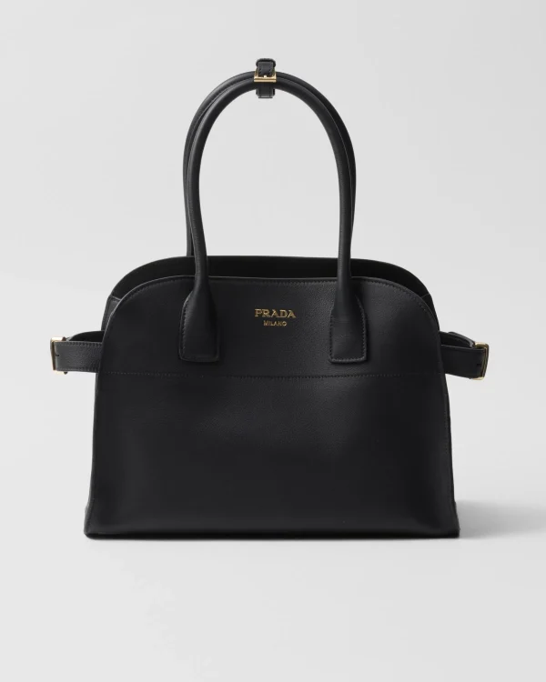 Totes | Totes*Prada Medium leather tote bag Black