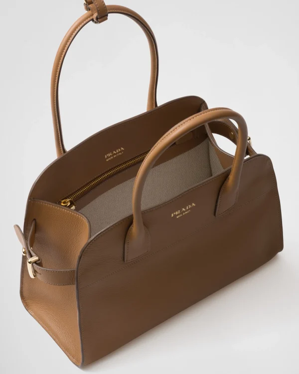 Totes | Totes*Prada Medium leather tote bag Caramel