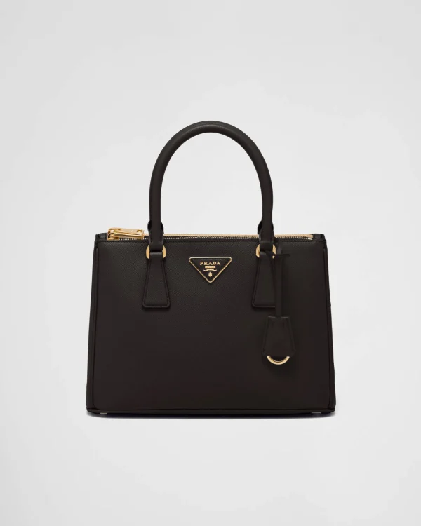 Top Handles | Top Handles*Prada Medium Galleria Saffiano leather bag Black