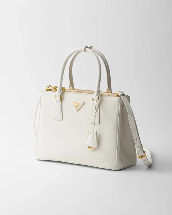 Top Handles | Top Handles*Prada Medium Galleria Saffiano leather bag White