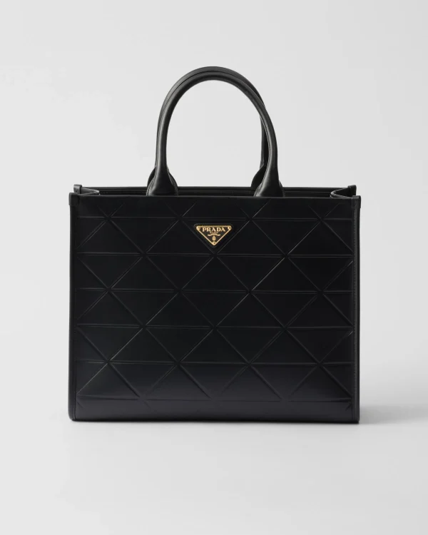 Totes | Totes*Prada Medium Symbole leather bag Black