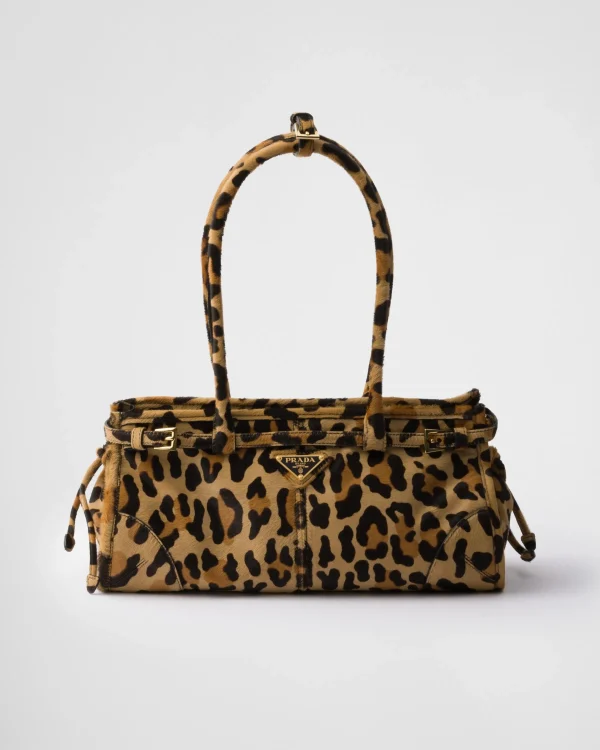 Top Handles | Top Handles*Prada Medium printed leather handbag Honey