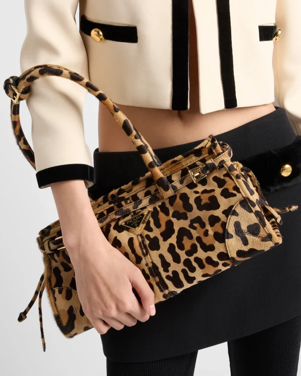 Top Handles | Top Handles*Prada Medium printed leather handbag Honey