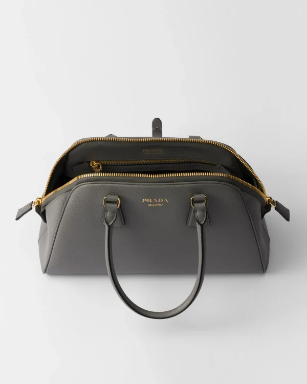 Totes | Totes*Prada Medium Saffiano leather bag Marblegray