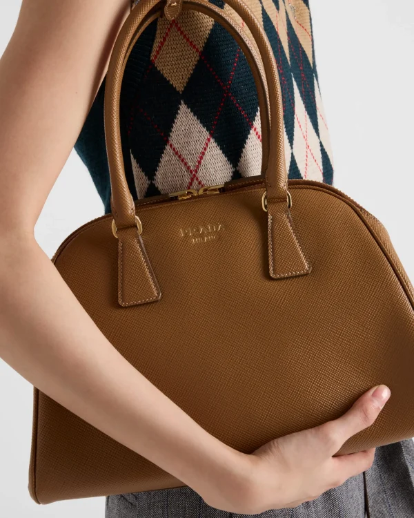 Totes | Totes*Prada Medium Saffiano leather bag Caramel