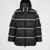 Men's Collection*Prada Medium-weight light technical fabric down jacket Black