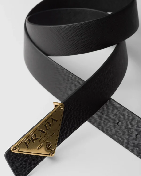 Custom Belts*Prada Metal belt buckle Bronze