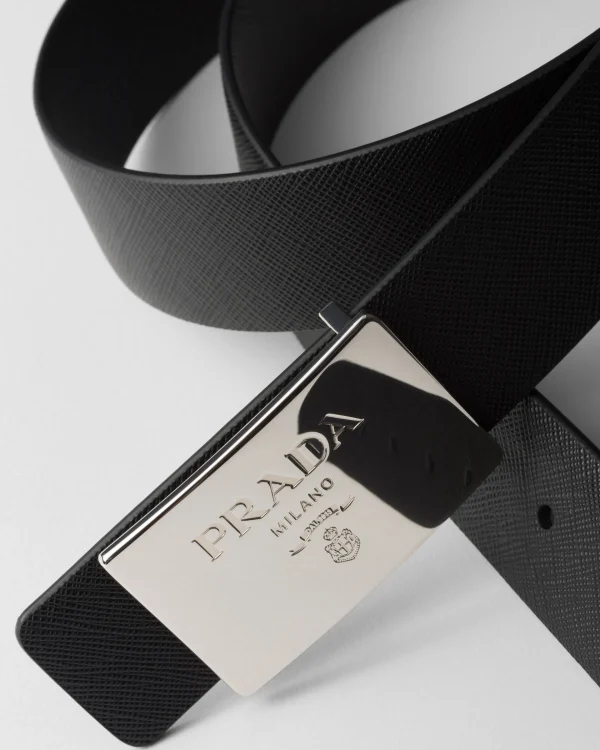 Custom Belts*Prada Metal belt buckle Polishedsteel