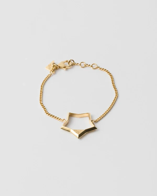 Jewels*Prada Metal bracelet Gold