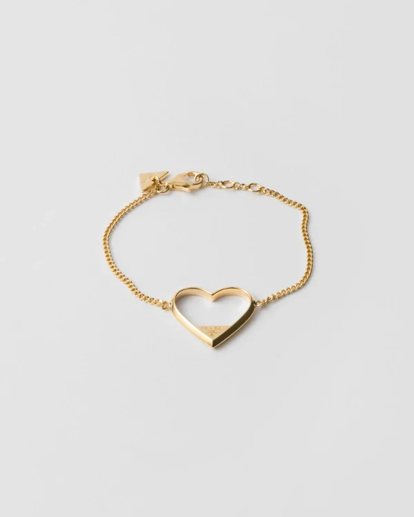 Jewels*Prada Metal bracelet Gold