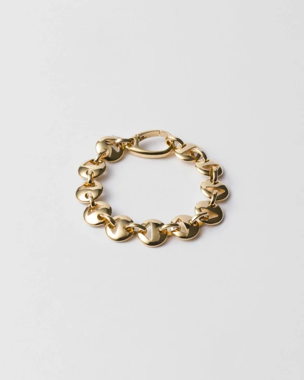 Jewels*Prada Metal bracelet Gold