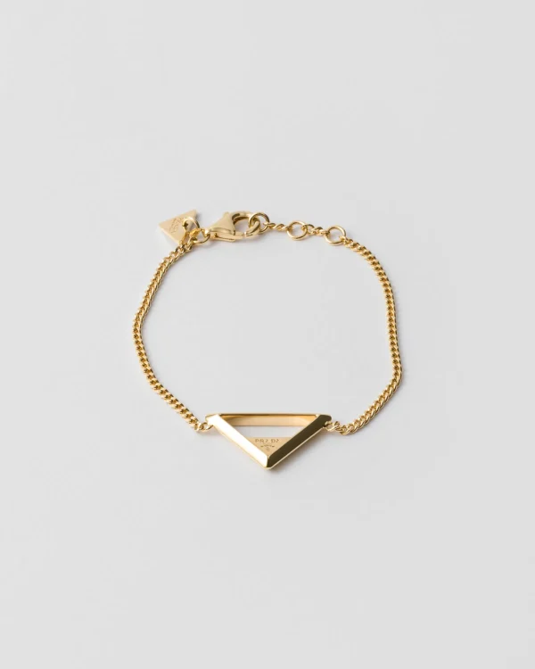 Jewels*Prada Metal bracelet Gold