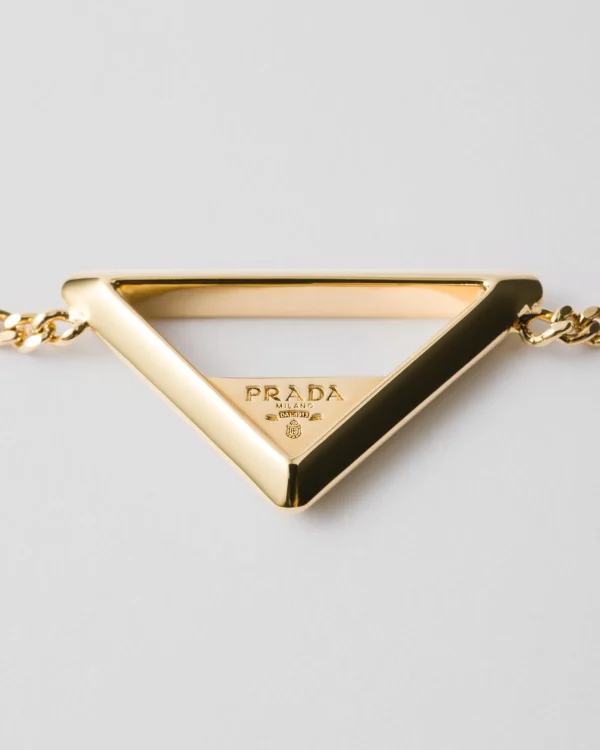 Jewels*Prada Metal bracelet Gold