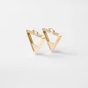 Jewels*Prada Metal earrings Gold