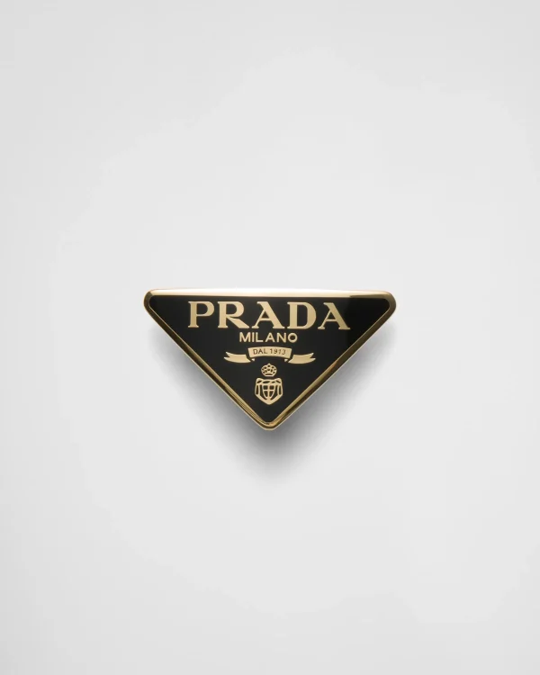 Headbands And Hair Accessories*Prada Metal hair clip Black