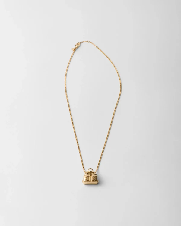 Jewels*Prada Metal necklace Gold