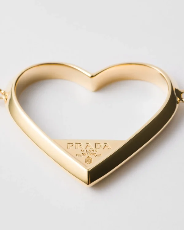 Jewels*Prada Metal necklace Gold