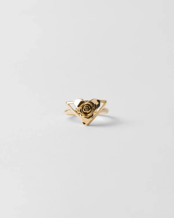 Jewels*Prada Metal ring Gold